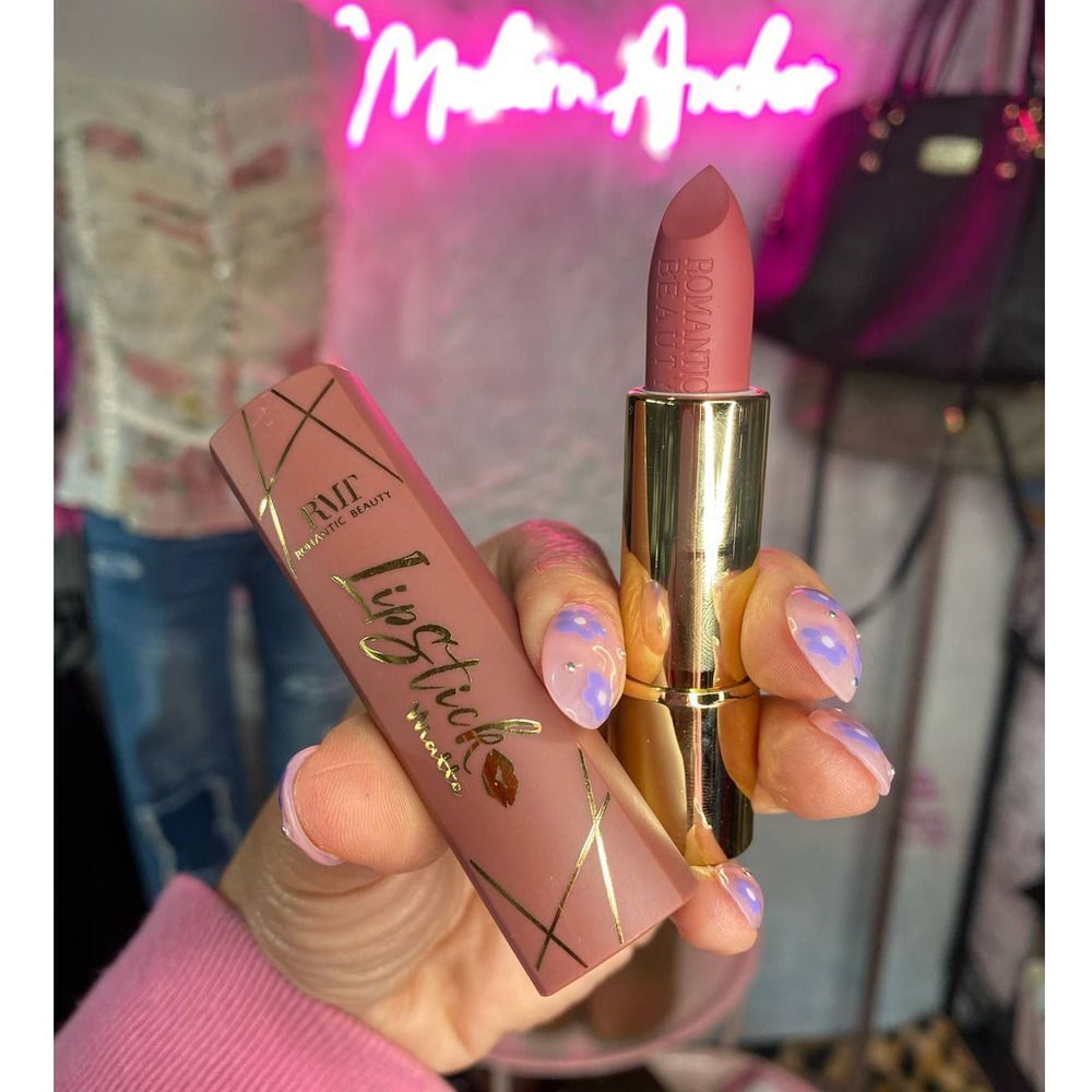 NEW Click Bullet Nude Matte Lipstick by Romantic Beauty #19 - Picture 2 of 6